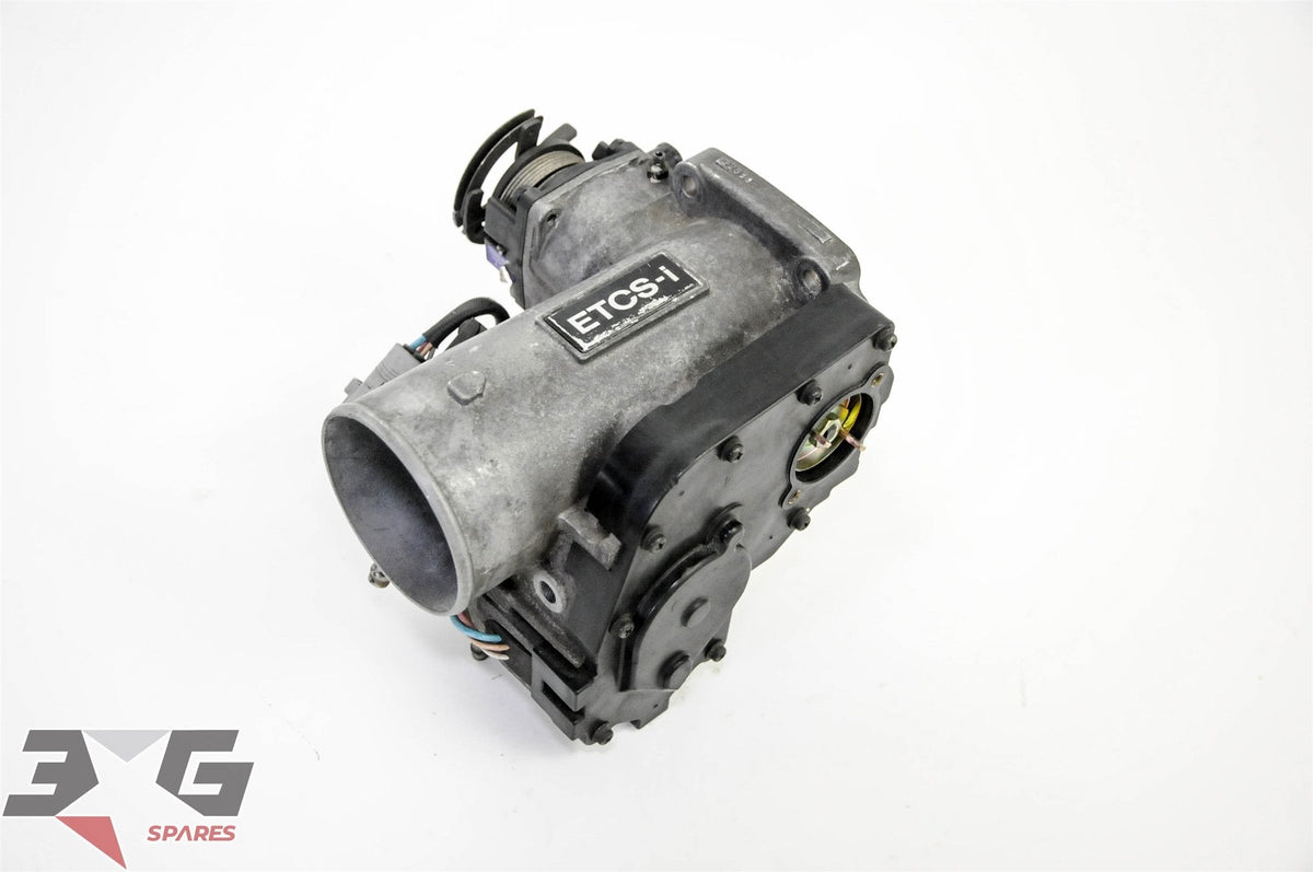 DEEGOOLY 90mm Throttle Body With TPS Sensor - Reverse Cable For Supra 1JZ 2JZ Engine (1988-1992), Aftermarket Replacement Part