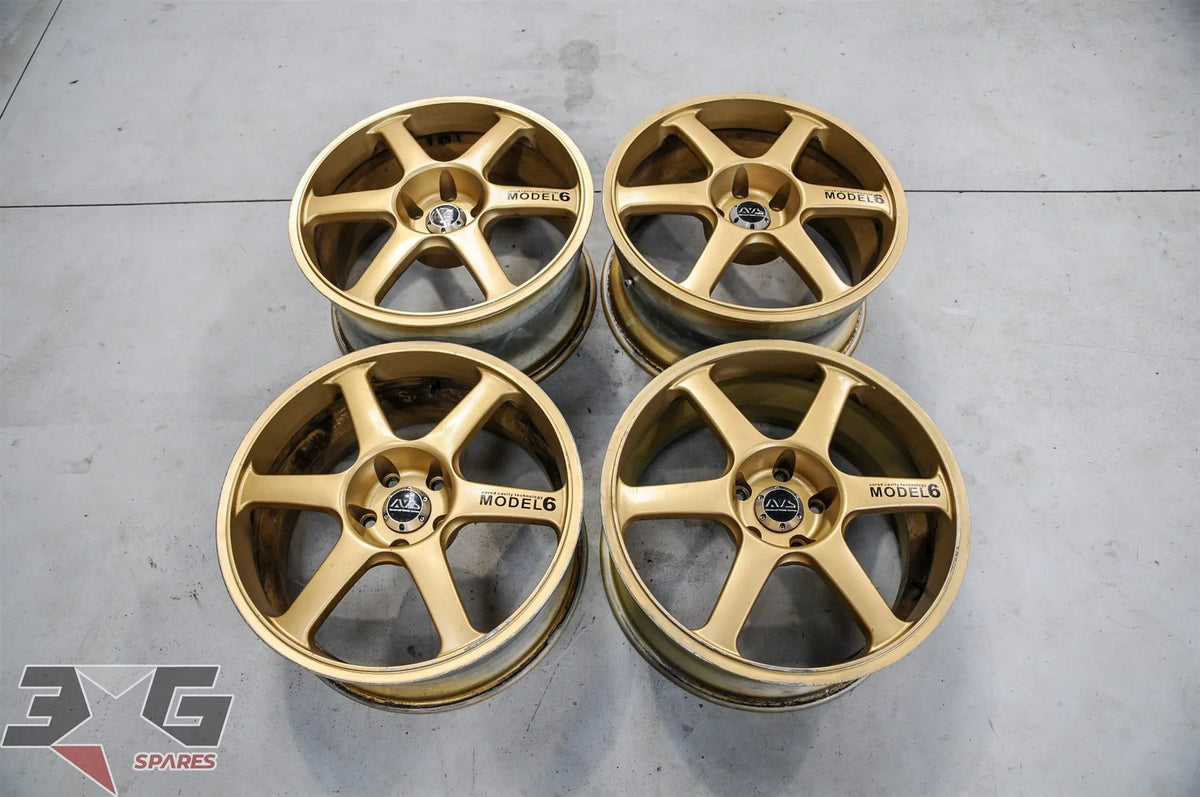 Genuine Yokohama AVS Model 6 Staggered Fit 18x8 +30 18x9 +35 5x114.3 P – 3G  Spares