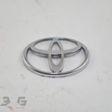 Toyota JZX100 Chaser Rear Trunk Bootlid Silver Emblem 75431-22040 1996-1998 OEM with 3GSpares logo
