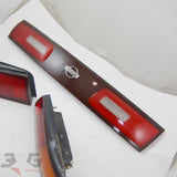 JDM Nissan S14 Silvia Zenki Tail Light & Reflector Garnish Set 200SX 240SX Ks Qs