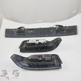 JDM Nissan S14 Silvia Zenki Tail Light & Reflector Garnish Set 200SX 240SX Ks Qs