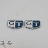 Nissan Skyline R33 GT Fender Badges Guard Emblems HR33 GTS OEM - 3GSpares NZ