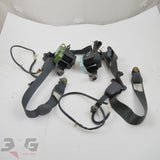 Front seatbelt set with buckles for Nissan Silvia S14 RHD 1993-1998, part number TK-522-G1022, with 3GSpares logo.
