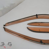 JDM Nissan R34 Skyline SEDAN Rain Guard Door Visor Monsoons ER34 GT-T GT