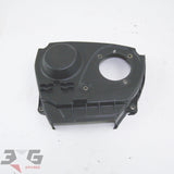 ALT- OEM factory top cam belt cover, removed from a R34 chassis Nissan Skyline with RB25DET engine, years 1998 - 2002 with 3GSpares logo