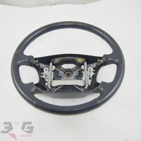 Toyota JZX100 Chaser S1 Steering Wheel Blue Gray 45100-22490-B0 1996–2001 OEM with 3GSpares logo