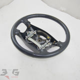 Toyota JZX100 Chaser S1 Steering Wheel Assembly 4 Spoke Blue Gray 96-98
