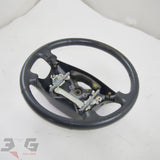 Toyota JZX100 Chaser S1 Steering Wheel Assembly 4 Spoke Blue Gray 96-98