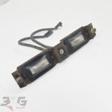 Nissan S13 180SX Silvia Rear License Plate Lights & Bracket 200SX 240SX 88-98