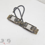 Nissan S13 180SX Silvia Rear License Plate Lights & Bracket 200SX 240SX 88-98