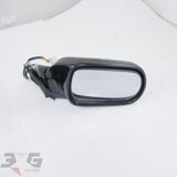 Right-hand power folding mirror for Nissan 180SX S13 1989-1998, part number 96301-39F05, RHD, fits S13 Silvia with possible wiring differences, with 3GSpares logo.
