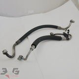 OEM factory air conditioning soft lines, as removed from a R34 chassis Nissan Skyline, years 1998 - 2002 with 3GSpares logo. 