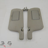 Nissan R34 Skyline S1 Interior Sun Visor Sun Blockers Pair 98-00 GTT GT-T GT #3