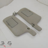 Nissan R34 Skyline S1 Interior Sun Visor Sun Blockers Pair 98-00 GTT GT-T GT #3