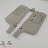 Nissan R34 Skyline S1 Interior Sun Visor Sun Blockers Pair 98-00 GTT GT-T GT #3