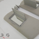 Nissan R34 Skyline S1 Interior Sun Visor Sun Blockers Pair 98-00 GTT GT-T GT #3
