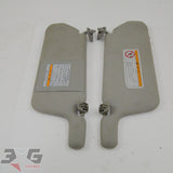 Nissan R34 Skyline S1 Interior Sun Visor Sun Blockers Pair 98-00 GTT GT-T GT #3