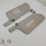 Nissan R34 Skyline S1 Interior Sun Visor Sun Blockers Pair 98-00 GTT GT-T GT #3