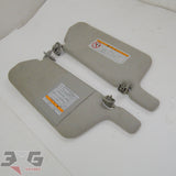 Nissan R34 Skyline S1 Interior Sun Visor Sun Blockers Pair 98-00 GTT GT-T GT #3