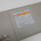 Nissan R34 Skyline S1 Interior Sun Visor Sun Blockers Pair 98-00 GTT GT-T GT #3