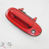  S14 Nissan Silvia left exterior door handle assembly part number 80607-65F60 with 3GSpares logo.
