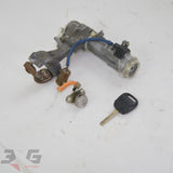 Six speed manual lock set ignition barrel casting & door lock with key for Toyota Altezza SXE10 1998–2005 part numbers 69057-53010 45280-53020 84450-12200 with 3GSpares logo.