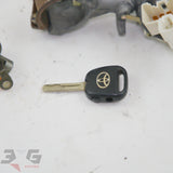 Toyota E10 Altezza Gita Wagon MT Lock Set w Ignition Barrel Assembly & Genuine Key Lexus GXE10
