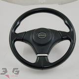 Toyota E10 Altezza Manual Steering Wheel & Center Leather OEM - with 3GSpares NZ logo