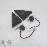 Toyota AE111 E110 Corolla Sprinter Carib Door Tweeter & Cover Set 95-02