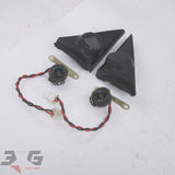 Toyota AE111 E110 Corolla Sprinter Carib Door Tweeter & Cover Set 95-02