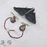 Toyota AE111 E110 Corolla Sprinter Carib Door Tweeter & Cover Set 95-02