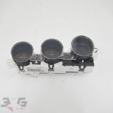 Nissan Z33 350Z RHD Center Console Upper Triple Gauge Set 02–Feb 07