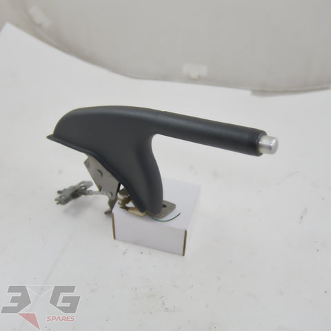 OEM Honda Integra DC5 Type R handbrake lever assembly, genuine JDM eBrake 2001-2006.
