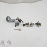 OEM Nissan Skyline R33 Full Lock Set Ignition Door Boot Locks Key 3GSpares