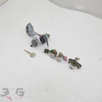 Nissan R33 Skyline SEDAN 4 Door Lock Set Complete Ignition Doors Boot Trunk w Key