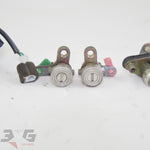 Nissan R33 Skyline SEDAN 4 Door Lock Set Complete Ignition Doors Boot Trunk w Key