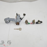 Nissan R33 Skyline SEDAN 4 Door Lock Set Complete Ignition Doors Boot Trunk w Key