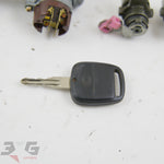 Nissan R33 Skyline Ignition & Both Doors Lock Barrels & Key 93-98