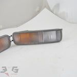Nissan R33 Skyline S1 Front Bumper Turn Signal Lamps Lights Pair 93–96