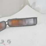 Nissan R33 Skyline S1 Front Bumper Turn Signal Lamps Lights Pair 93–96