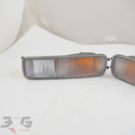 Nissan R33 Skyline S1 Front Bumper Turn Signal Lamps Lights Pair 93–96
