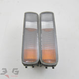 OEM Nissan Skyline R33 Bumper Turn Signal Lamps Pair Koito 210-66217 3GSpares