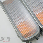 Nissan R33 Skyline S1 Front Bumper Turn Signal Lamps Lights Pair 93–96