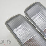 Nissan R33 Skyline S1 Front Bumper Turn Signal Lamps Lights Pair 93–96