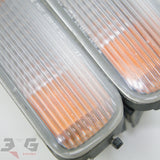 Nissan R33 Skyline S1 Front Bumper Turn Signal Lamps Lights Pair 93–96