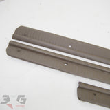 Nissan A31 Cefiro Interior Door Sill Plate Kick Panel Trims 88–94 x3