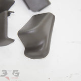 Nissan A31 Cefiro Front Seat Bolt Cover Cap Set 88-94 Dark Brown