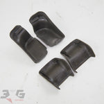 Nissan A31 Cefiro Front Seat Bolt Cover Cap Set 88-94 Dark Brown
