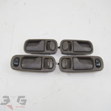 OEM Nissan A31 Cefiro Interior Door Handle & Surround Set with Switches 80682-71L00 80671-71L00 80682-71L10 25421-71L00 25431-71L00 3GSpares
