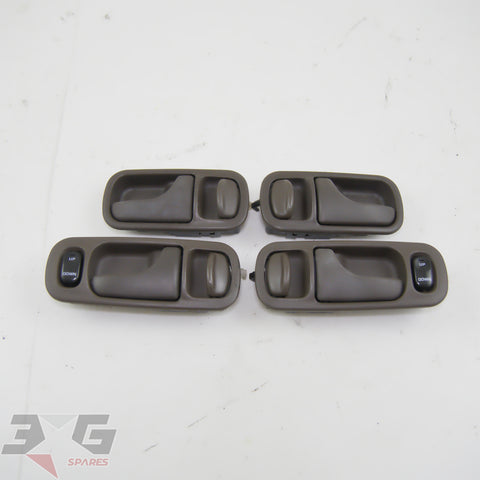 OEM Nissan A31 Cefiro Interior Door Handle & Surround Set with Switches 80682-71L00 80671-71L00 80682-71L10 25421-71L00 25431-71L00 3GSpares